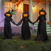 SpookYard™ Lighted Witch Stakes