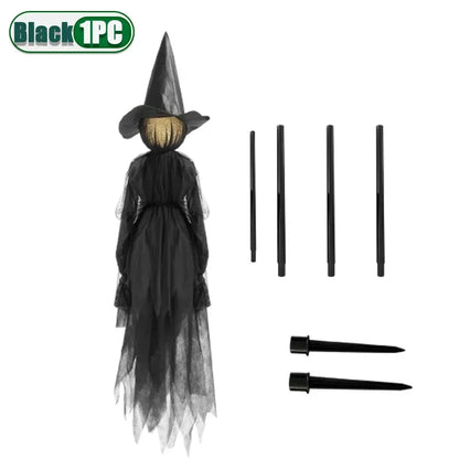 SpookYard™ Lighted Witch Stakes
